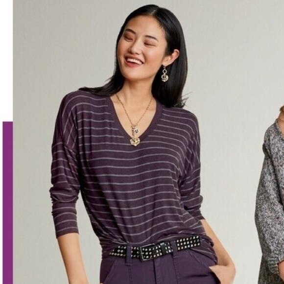 CABI | Striped Serenity Tee - Picture 1 of 9